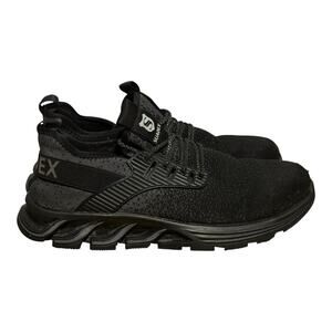 Suadex Steel Toe Work Safety Sneakers Lightweight Black Slip Resistant Men's 11